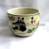 Chinese Style "Pandas" Graphic Ceramic Tea Pot and 6 Cups Set