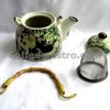 Chinese Style "Pandas" Graphic Ceramic Tea Pot and 6 Cups Set