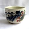 Chinese Style "The Great Wall" Graphic Ceramic Tea Pot and 6 Cups Set