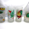 Coca Cola Hong Kong Christmas Glasses Set of 4