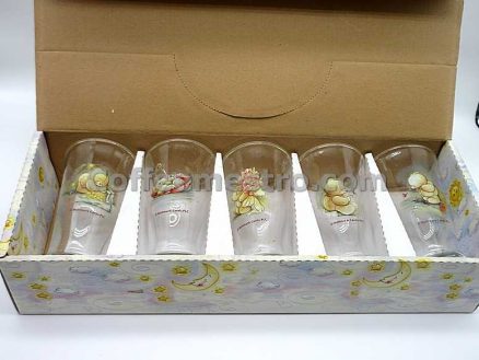 Forever Friends Bear Glasses Box Set of 5