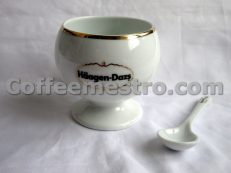 Haagen Daz Ice Cream Bowl and Spoon Set