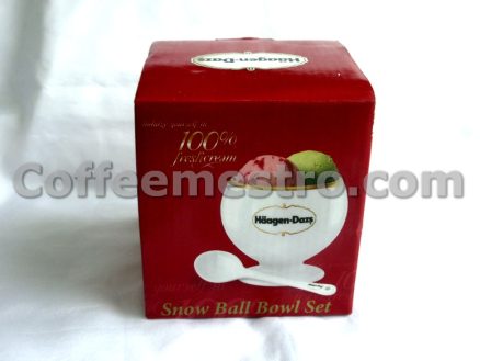 Haagen Daz Ice Cream Bowl and Spoon Set