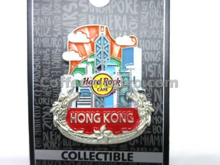 Hard Rock Cafe Hong Kong City Icon Pin