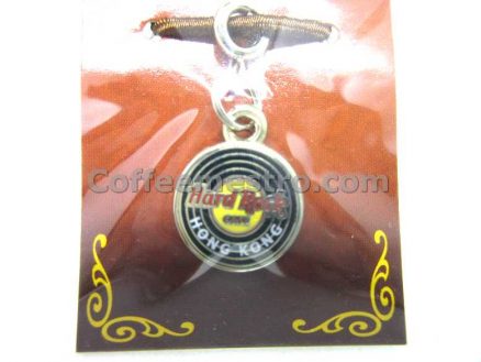 Hard Rock Cafe Hong Kong City Logo Record Charm