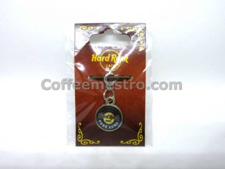 Hard Rock Cafe Hong Kong City Logo Record Charm