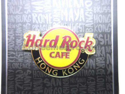 Hard Rock Cafe Hong Kong Hard Rock Logo Button Pin