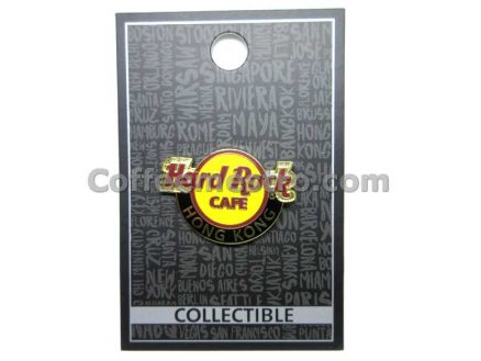 Hard Rock Cafe Hong Kong Hard Rock Logo Button Pin