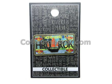 Hard Rock Cafe Hong Kong License Plate Pin