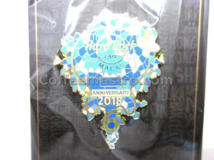 Hard Rock Cafe Macau 6th Anniversary Pin