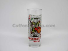 Hard Rock Cafe Macau Cordial Glass (Blackjack)