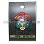 Hard Rock Cafe Macau HRC Opera Skull Green Pin Limited Edition