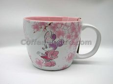 Hong Kong Disneyland Minnie Mouse Cherry Blossom Souvenir Mug