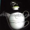 Horseshoe Graphic Ceramic Tea Pot and Cup Box Set