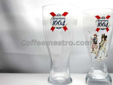 Kronenbourg 1664 Beer Glass x 3