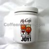 McCafé McDonald's Hong Kong Collectible Ceramic Jar