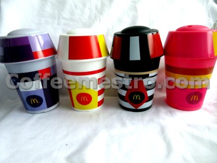 Mcdonald's Hong Kong Exclusive "2017 Fun Club" Set of 4 PVC Cups