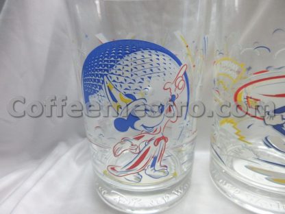 McDonald's Walt Disney World Remember The Magic 25th Anniversary Glasses Set of 4