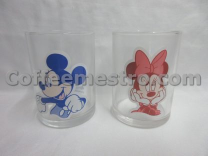 Mickey and Minnie Graphic Glasses Set of 2