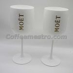 Moët & Chandon Ice Imperial 2 Flutes Acrylic-Goblets Glasses Box Set