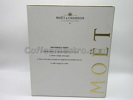 Moët & Chandon Ice Imperial 2 Flutes Acrylic-Goblets Glasses Box Set