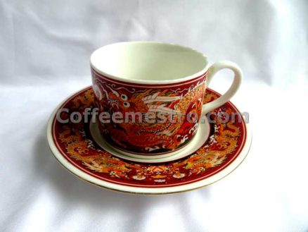 Nescafe Hong Kong Year 2000 Coffee Cup and Plate set Limited Edition