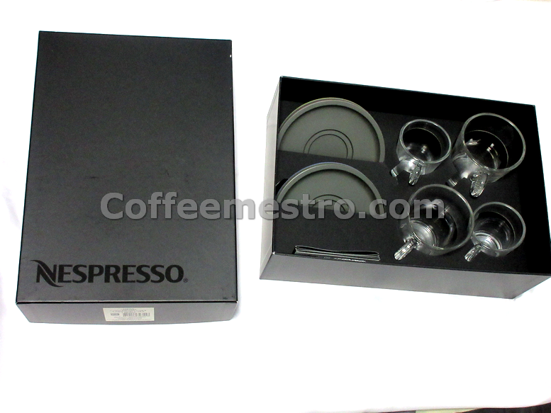 Coffret Nespresso View Collection 2 tasses en verre à Espresso