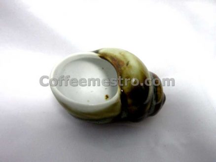 Sea Shell Shape Ceramic Tea Pot and 4 Cups Set