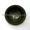 Six Ceramic Tea Cups with Koi Fish Shape at the Bottom