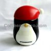 Starbucks 12oz Black Penguin Christmas Mug