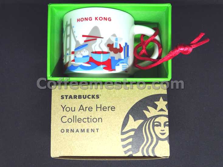 Starbucks 2oz You Are Here Hong Kong Mug / Ornament 