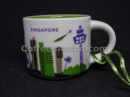 Starbucks 2oz You Are Here Singapore Mug / Ornament (Purple Version)