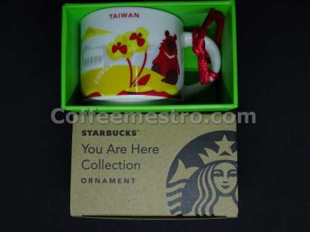 Starbucks 2oz You Are Here Taiwan Mug / Ornament