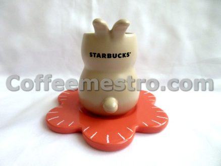 Starbucks 3oz Demi Bunny Fairy Mug and Saucer Set