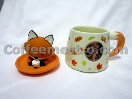 Starbucks Autumn Fox Ceramic Mug