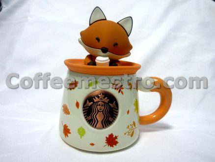 Starbucks Autumn Fox Ceramic Mug