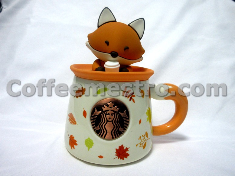 Starbucks Autumn Fox 300ml Ceramic Mug 