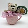 Starbucks Cherry Blossom Bearista Bear Keychain and Coffee Mug Box Set