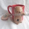 Starbucks China Sea Otter Graphic Ceramic Mugs (237ml) Set of 2