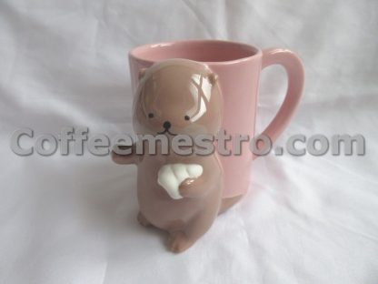 Starbucks China Sea Otter Graphic Ceramic Mugs (237ml) Set of 2