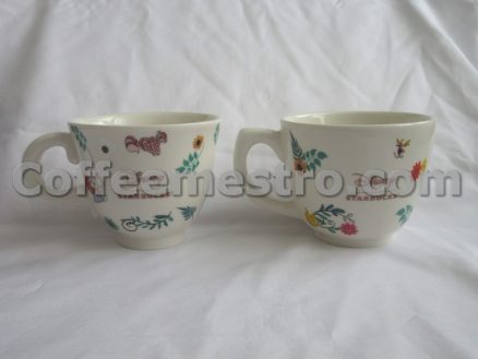 Starbucks China X Disney Alice in Wonderland Tea Cup Set of 2 Box Set