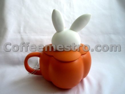 Starbucks Chinese Mid Autumn Festival Rabbit and Persimmon Shape Mug