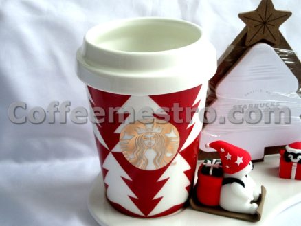 Starbucks Christmas Ceramic Penholder