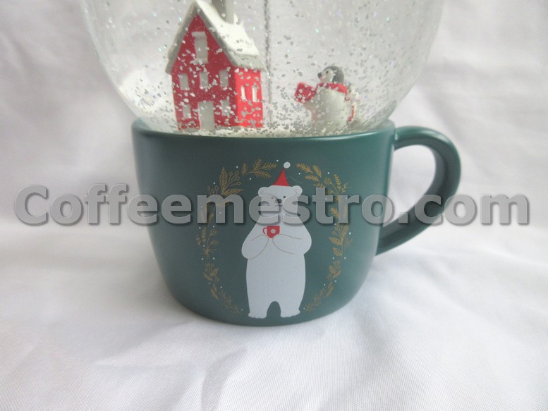 Starbucks Christmas Globe Green Version | Collectible Mug or Teaware |  Unique Gift & Quality Piece