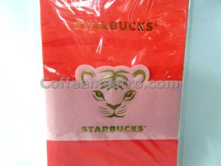 Starbucks Hong Kong 2022 Chinese New Year (Year of Tiger) Red Packet Envelops Pack