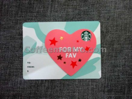 Starbucks Hong Kong Cards (Hearts)