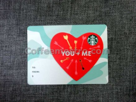 Starbucks Hong Kong Cards (Hearts)