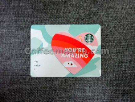 Starbucks Hong Kong Cards (Hearts)