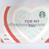 Starbucks Hong Kong Cards (Hearts) Set of 5 For Collector
