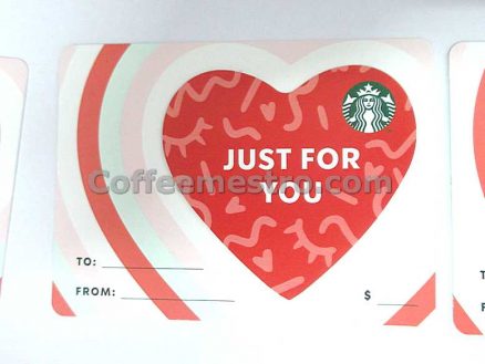 Starbucks Hong Kong Cards (Hearts) Set of 5 For Collector